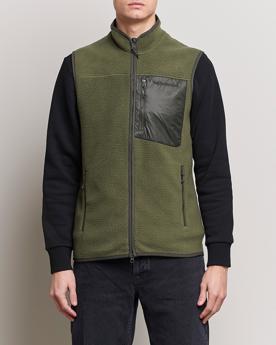 Homme | Pulls Et Tricots | Peak Performance | Pile Vest Pine Needle
