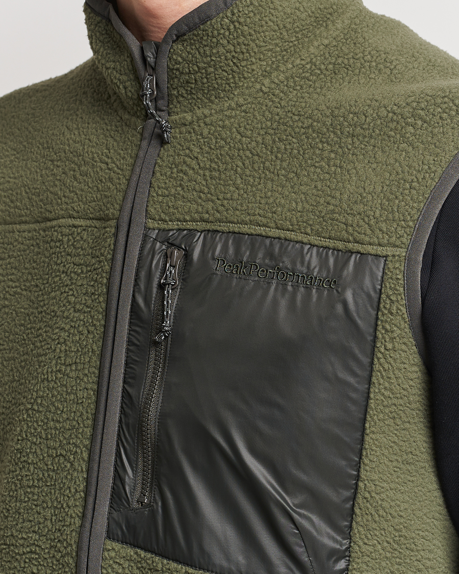 Homme | Pulls Et Tricots | Peak Performance | Pile Vest Pine Needle