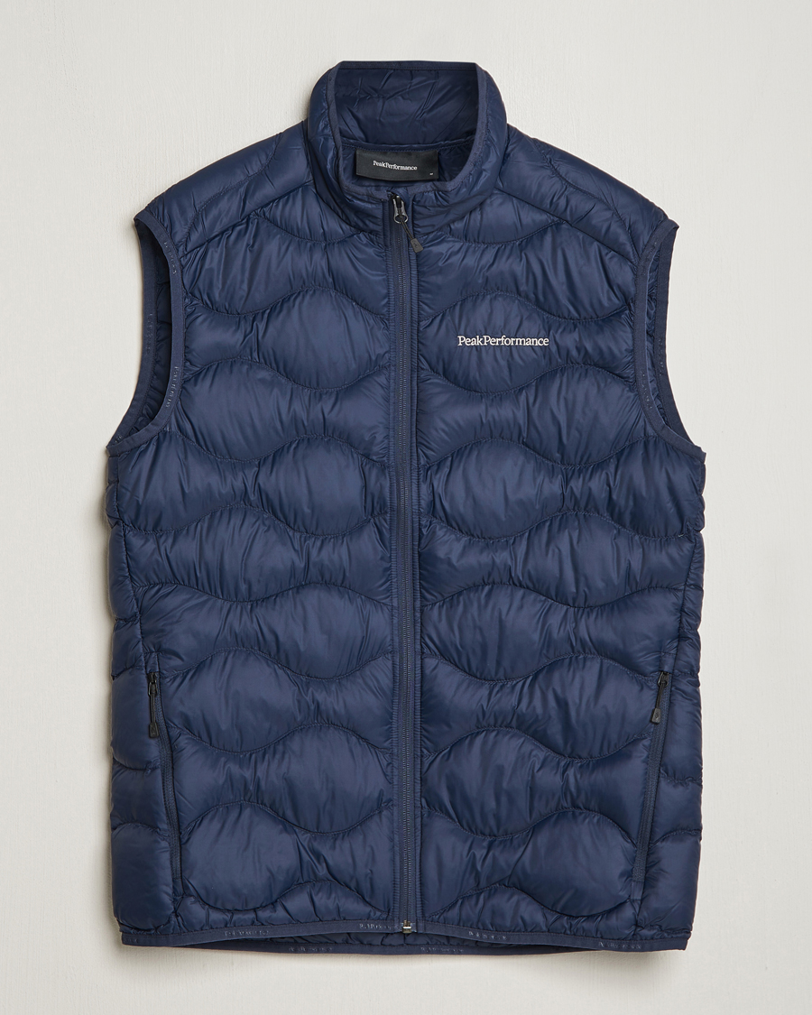 Homme | Manteaux Et Vestes | Peak Performance | Helium Down Vest Blue Shadow