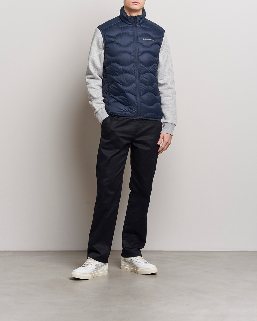 Homme | Manteaux Et Vestes | Peak Performance | Helium Down Vest Blue Shadow