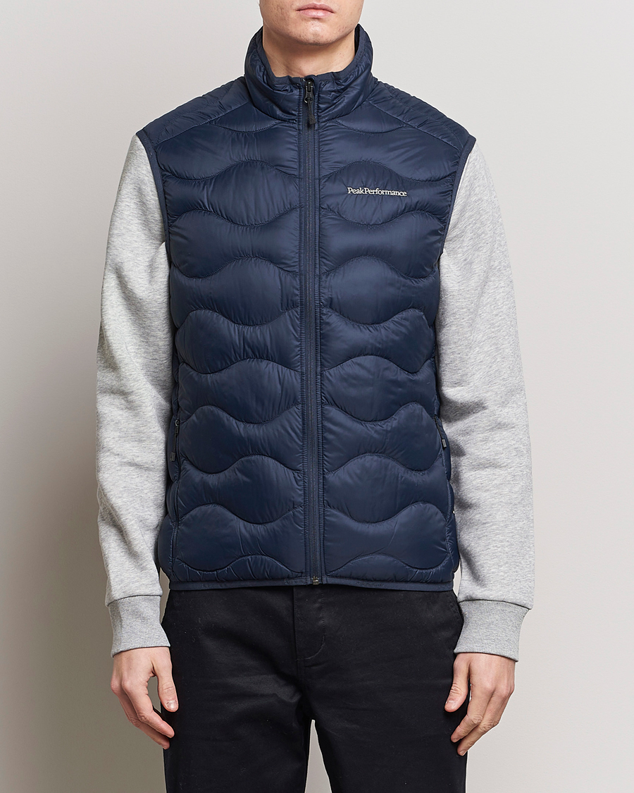 Homme | Manteaux Et Vestes | Peak Performance | Helium Down Vest Blue Shadow