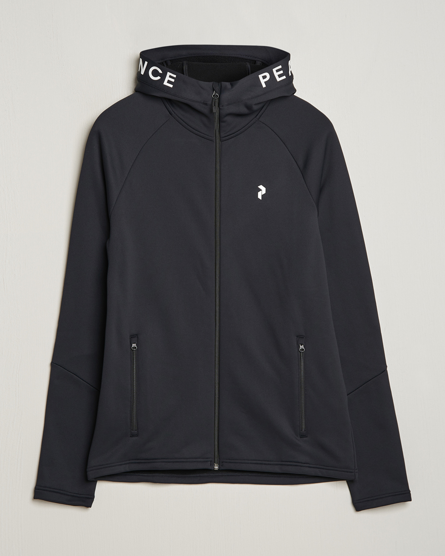 Homme | Pulls Et Tricots | Peak Performance | Rider Hooded Full Zip Black
