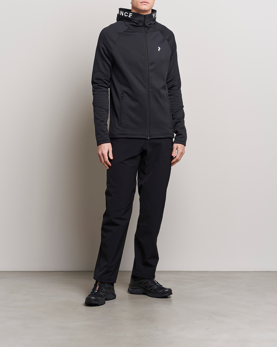 Homme | Pulls Et Tricots | Peak Performance | Rider Hooded Full Zip Black