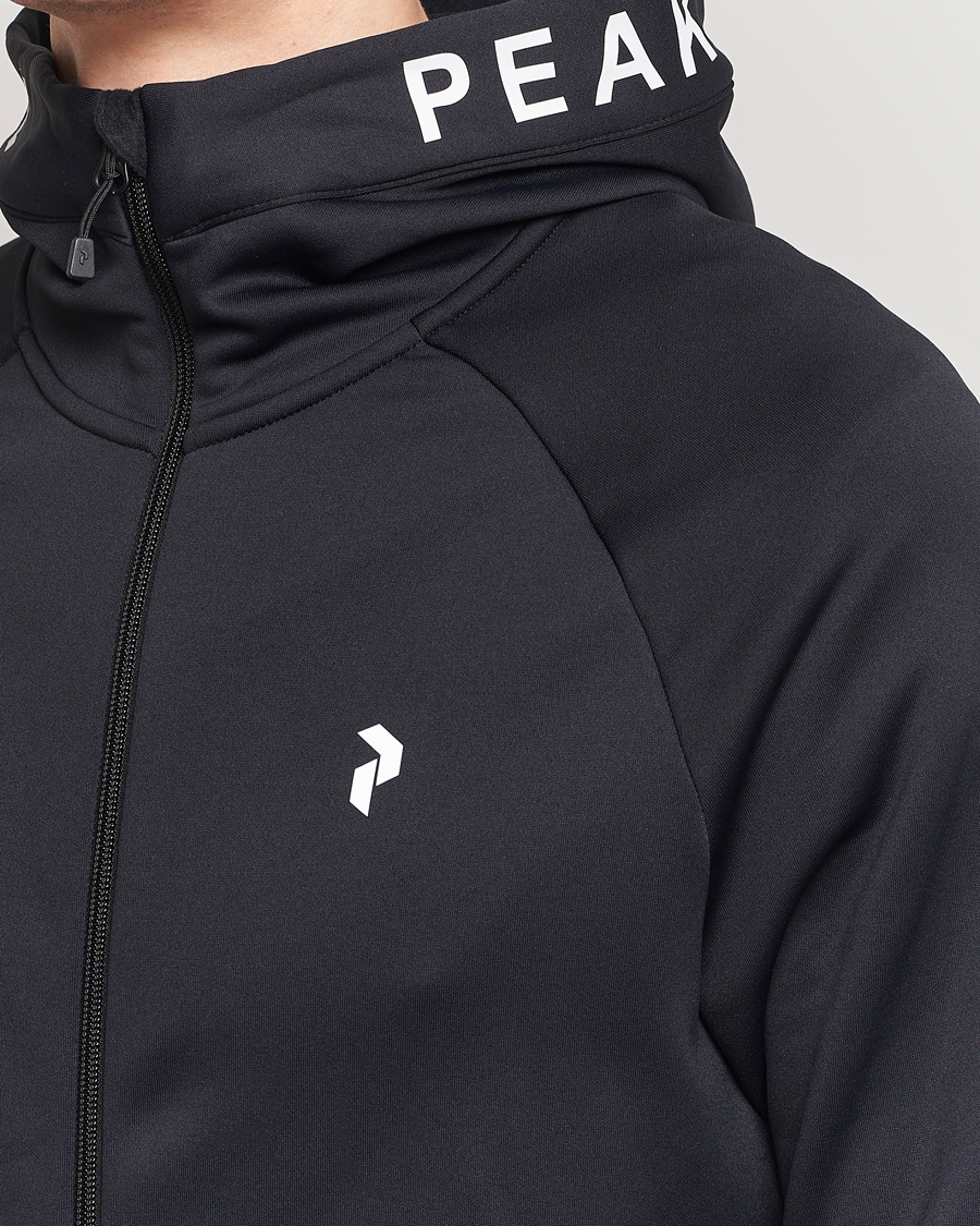 Homme | Pulls Et Tricots | Peak Performance | Rider Hooded Full Zip Black