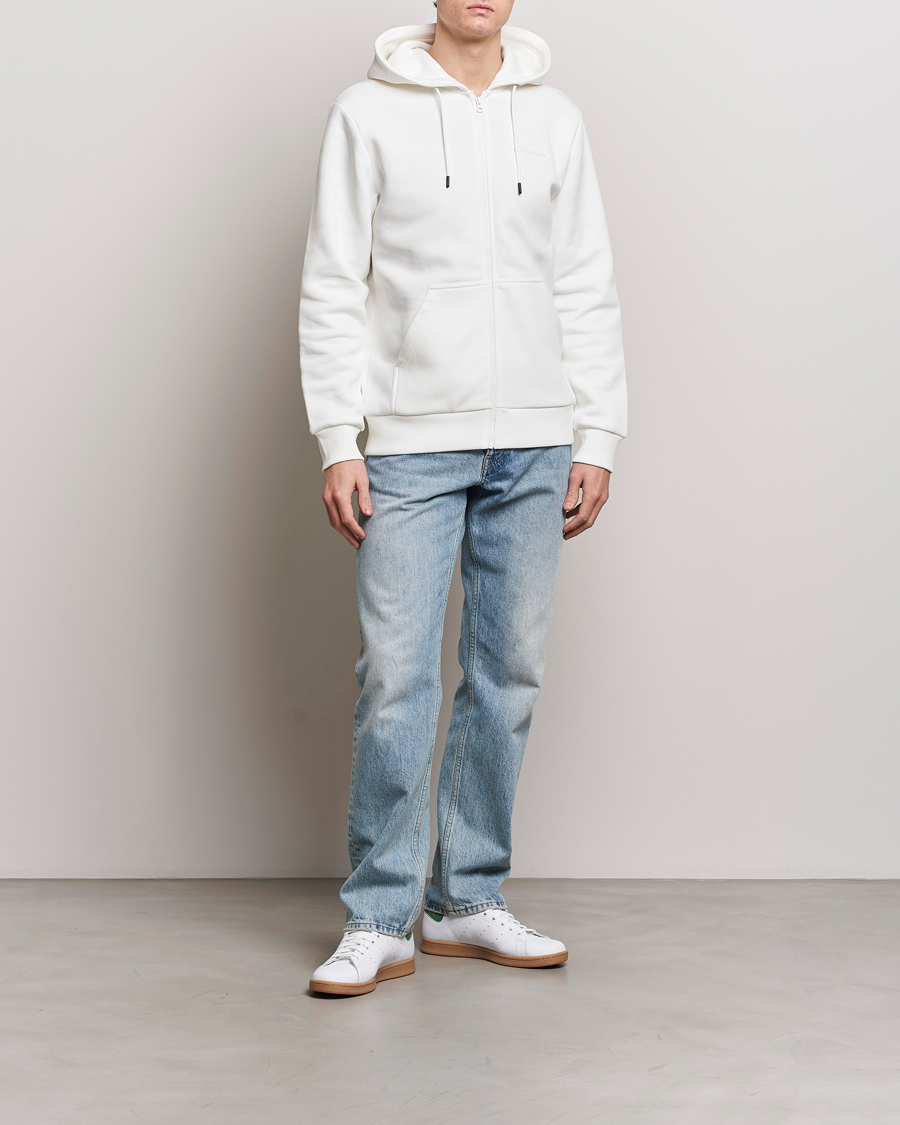 Homme | Pulls Et Tricots | Peak Performance | Original Logo Full Zip Hoodie Off White