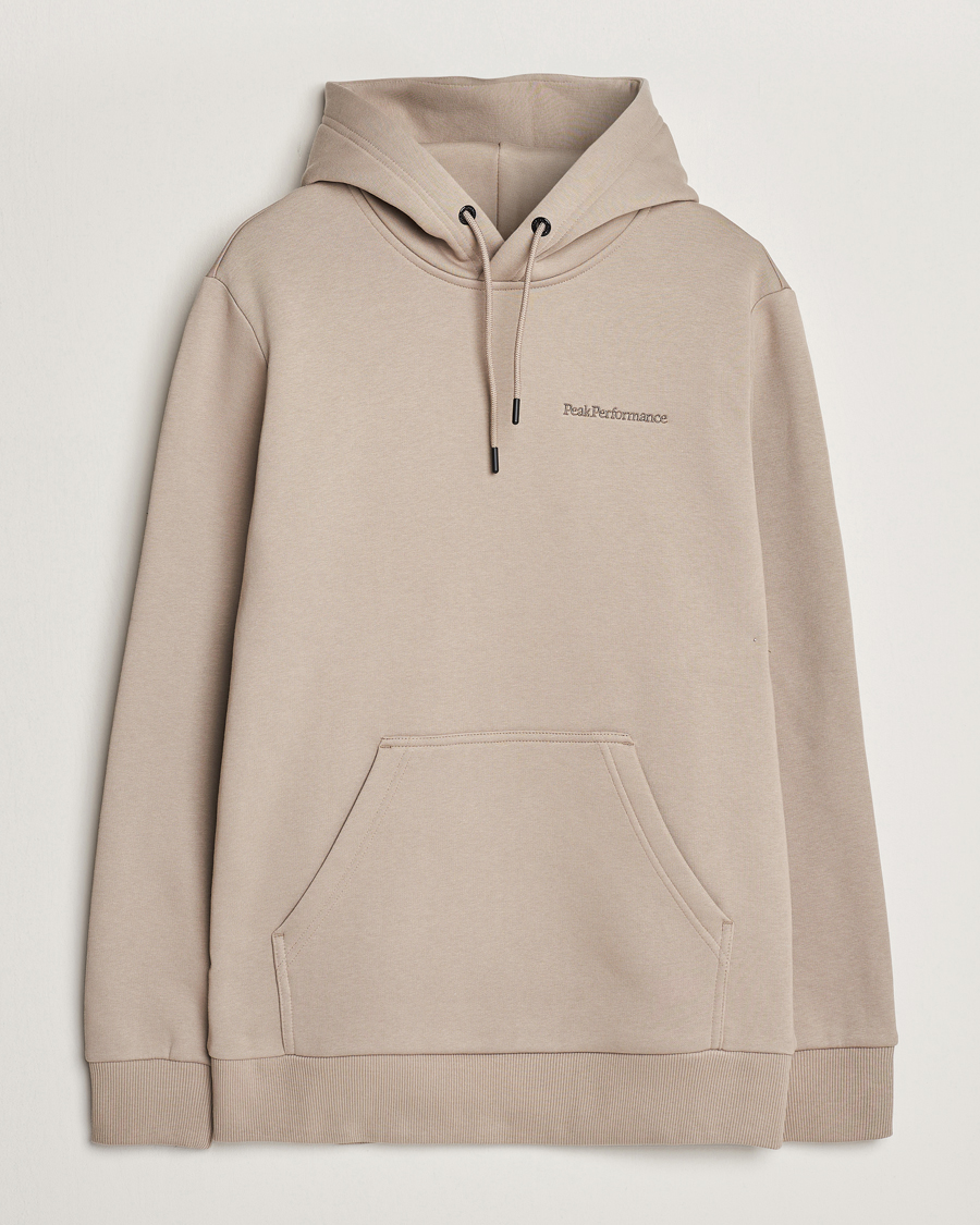 Homme | Pulls Et Tricots | Peak Performance | Original Logo Hoodie Avid Beige