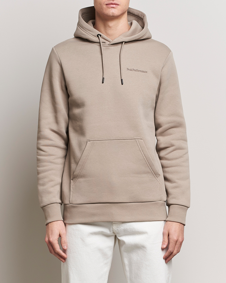 Homme | Pulls Et Tricots | Peak Performance | Original Logo Hoodie Avid Beige