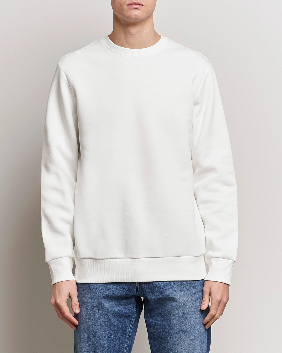 Homme | Vêtements | Peak Performance | Original Logo Crew Neck Sweatshirt Off White