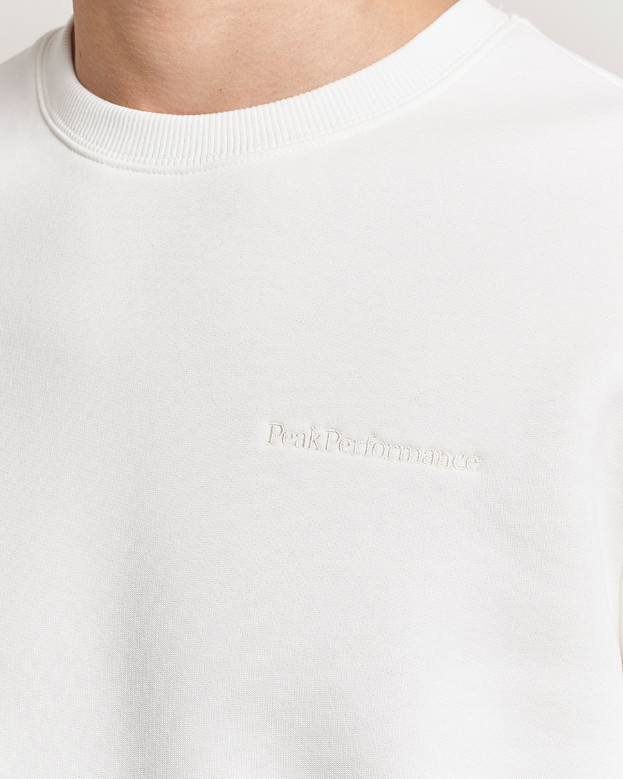 Homme | Pulls Et Tricots | Peak Performance | Original Logo Crew Neck Sweatshirt Off White