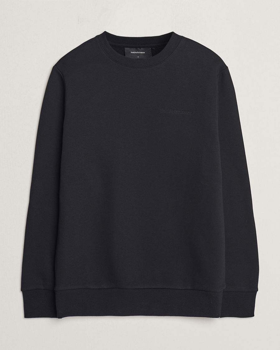 Homme | Pulls Et Tricots | Peak Performance | Original Crew Neck Sweatshirt Black