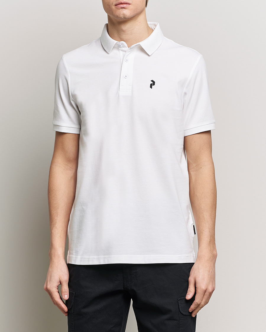 Homme | Polos | Peak Performance | Classic Cotton Polo White