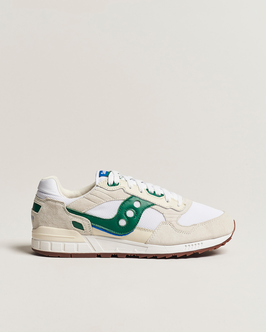 Homme | Saucony Shadow 5000 Sneaker White/Green | Saucony | Shadow 5000 Sneaker White/Green