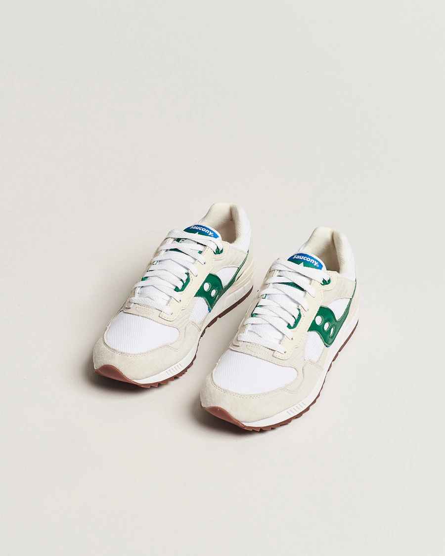 Homme | Baskets Blanches | Saucony | Shadow 5000 Sneaker White/Green