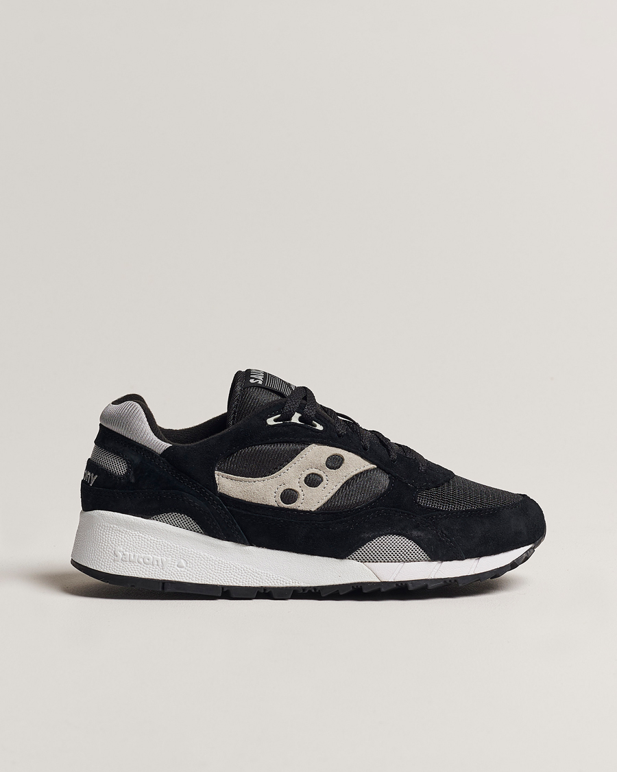 Homme | Saucony Shadow 6000 Sneaker Black/Grey | Saucony | Shadow 6000 Sneaker Black/Grey