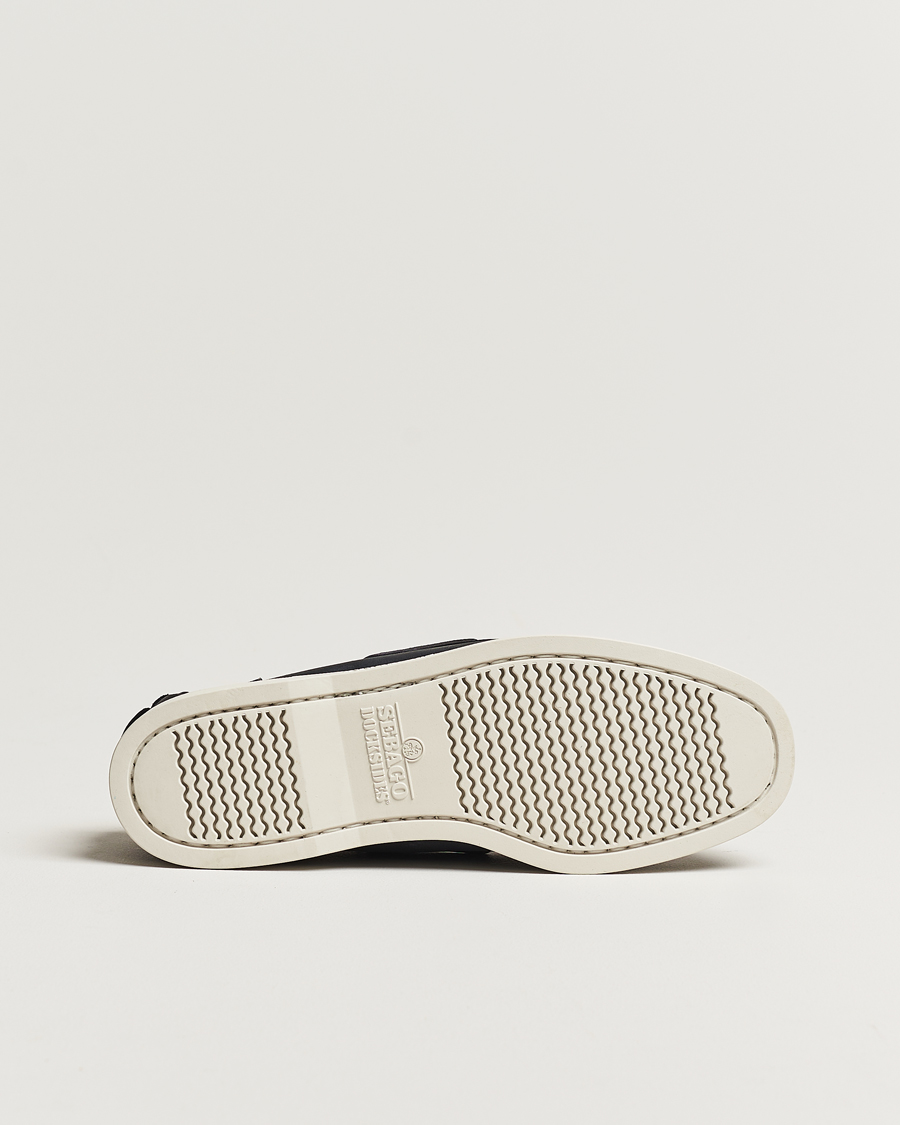 Homme | Chaussures Bateau | Sebago | Dockside Nubuck Boat Shoe Blue Navy