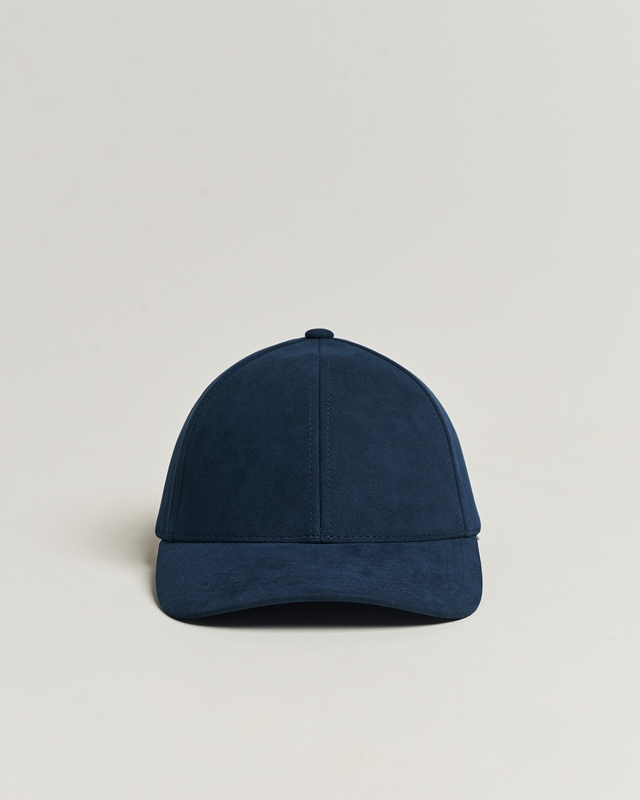 Homme | Varsity Headwear Alcantara Baseball Cap Commodore Blue | Varsity Headwear | Alcantara Baseball Cap Commodore Blue