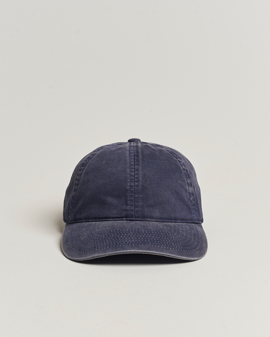 Homme | Varsity Headwear Washed Cotton Baseball Cap Blue | Varsity Headwear | Washed Cotton Baseball Cap Blue
