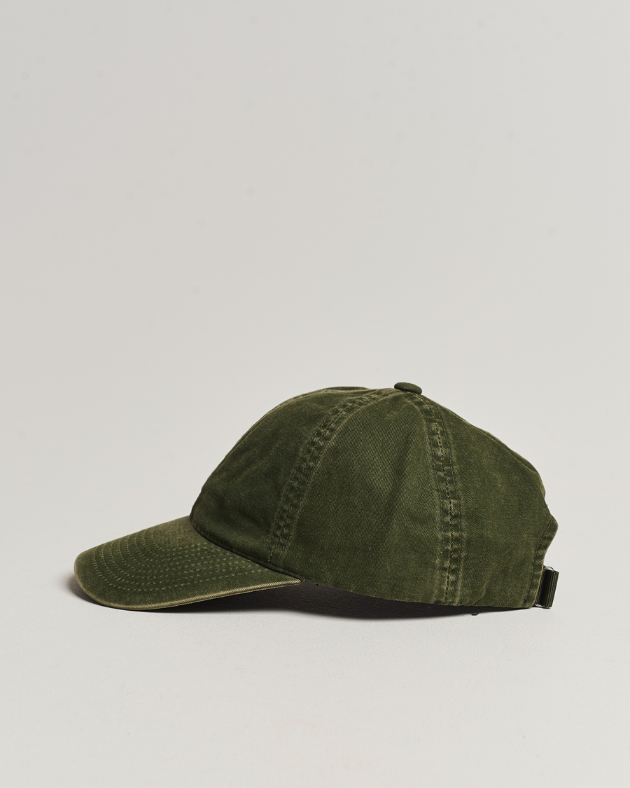 Herr | Kepsar | Varsity Headwear | Washed Cotton Baseball Cap Green