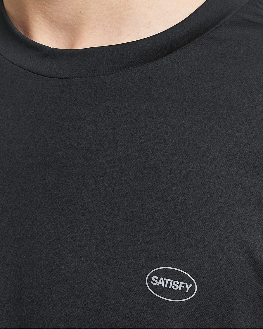 Homme | T-shirts | Satisfy | AuraLite Muscle Tee Black
