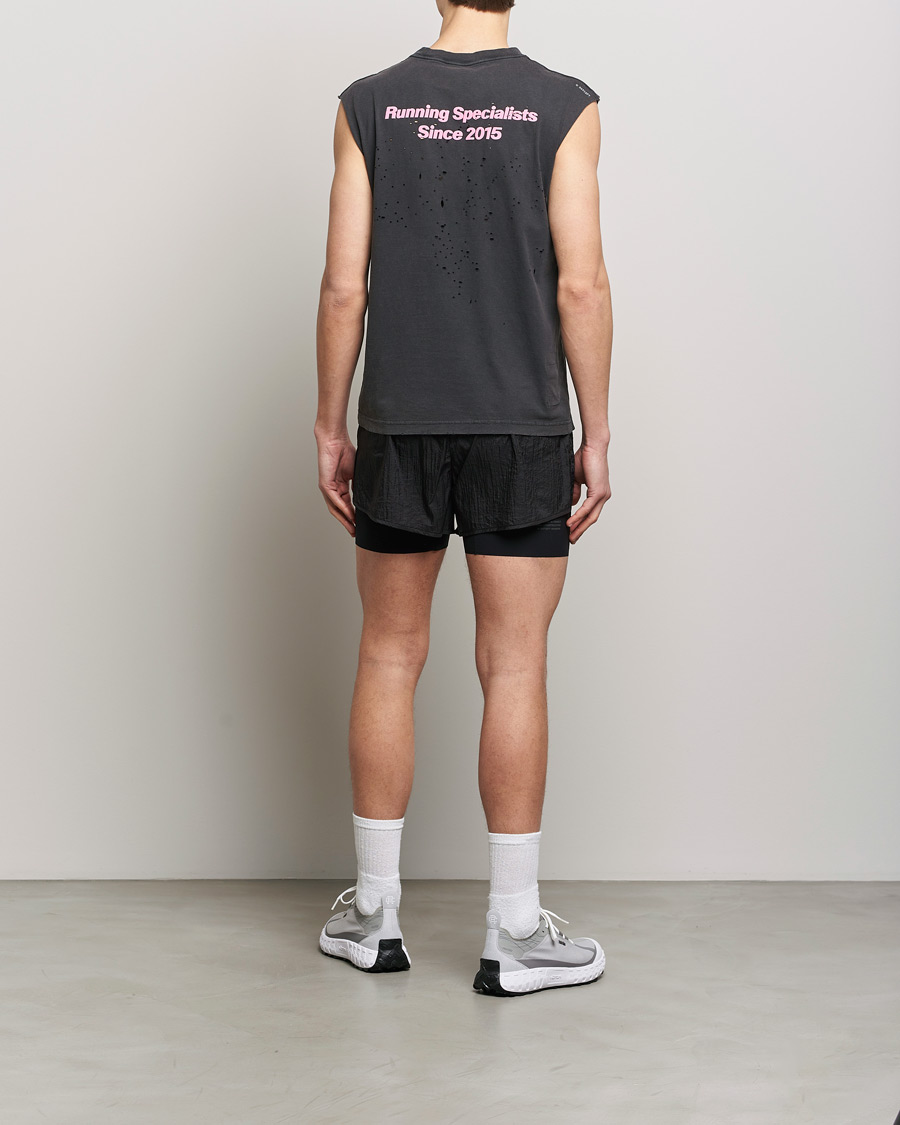Homme | T-shirts | Satisfy | MothTech Muscle Tee Aged Black