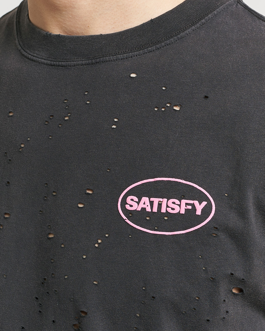 Homme | T-shirts | Satisfy | MothTech Muscle Tee Aged Black