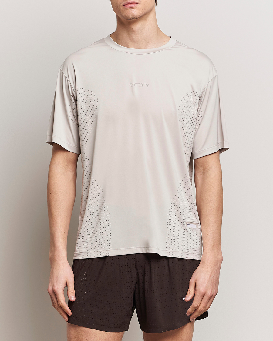 Homme | Contemporary Creators | Satisfy | AuraLite Air T-Shirt Mineral Dolomite