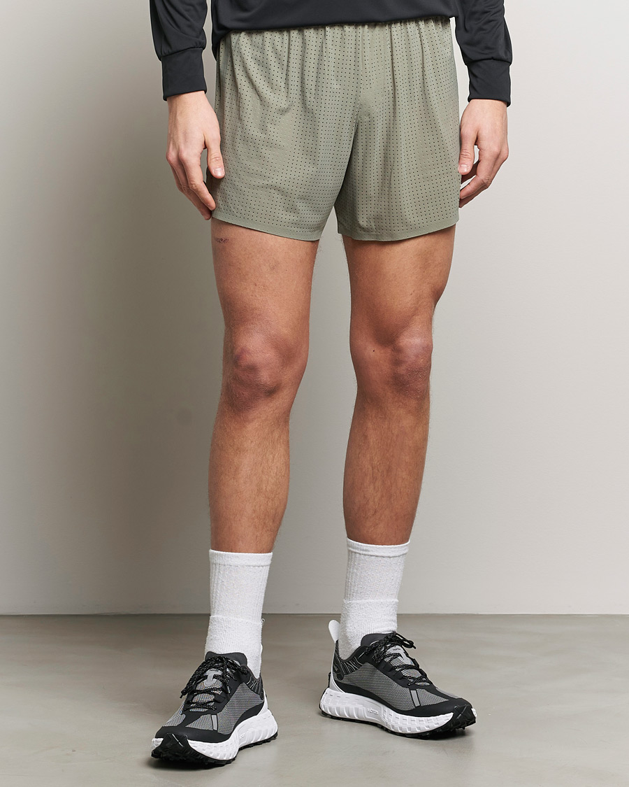 Homme | Sections | Satisfy | Space-O 5 Inch Shorts Dark Sage