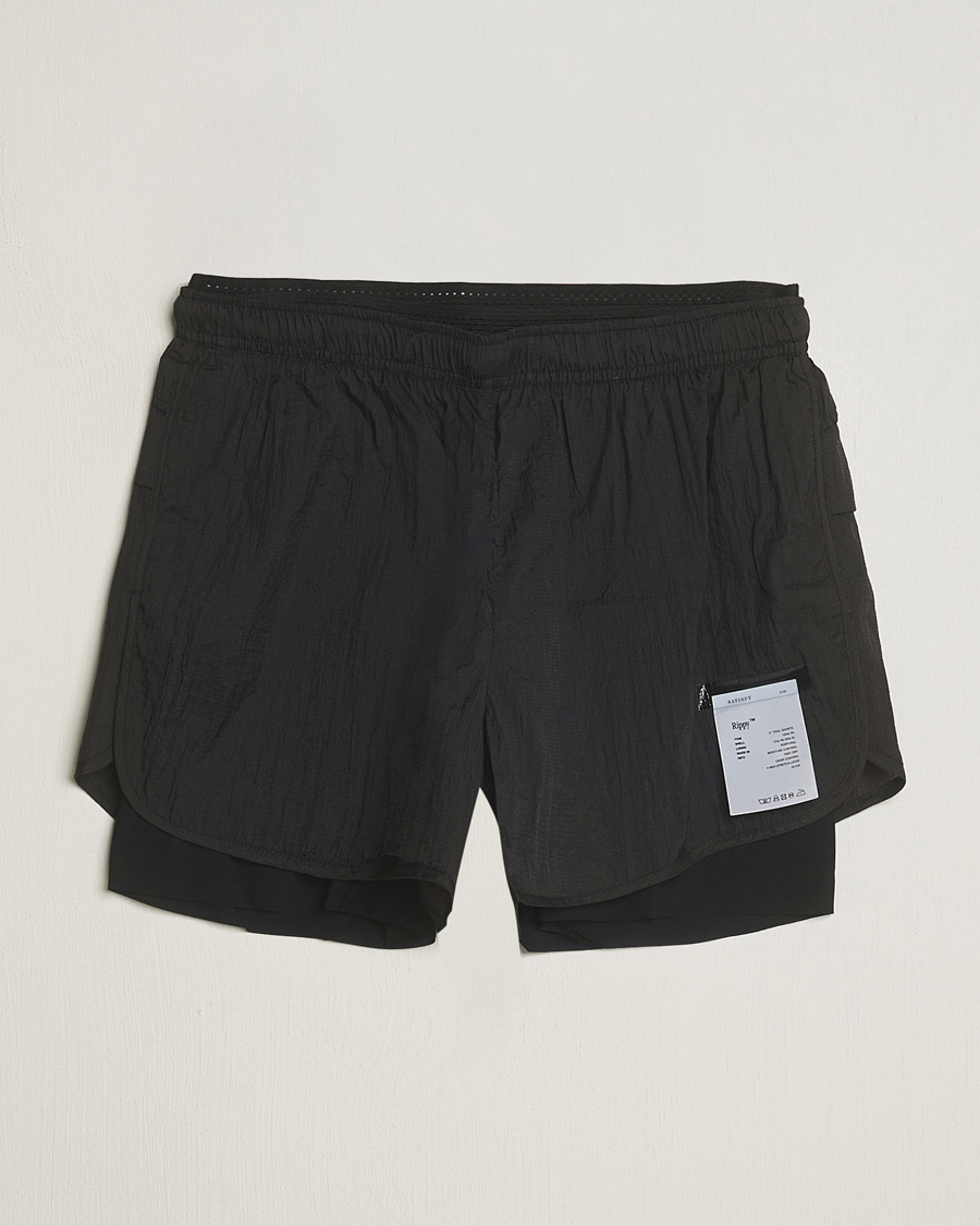 Homme | Shorts | Satisfy | Rippy 3 Inch Trail Shorts Black
