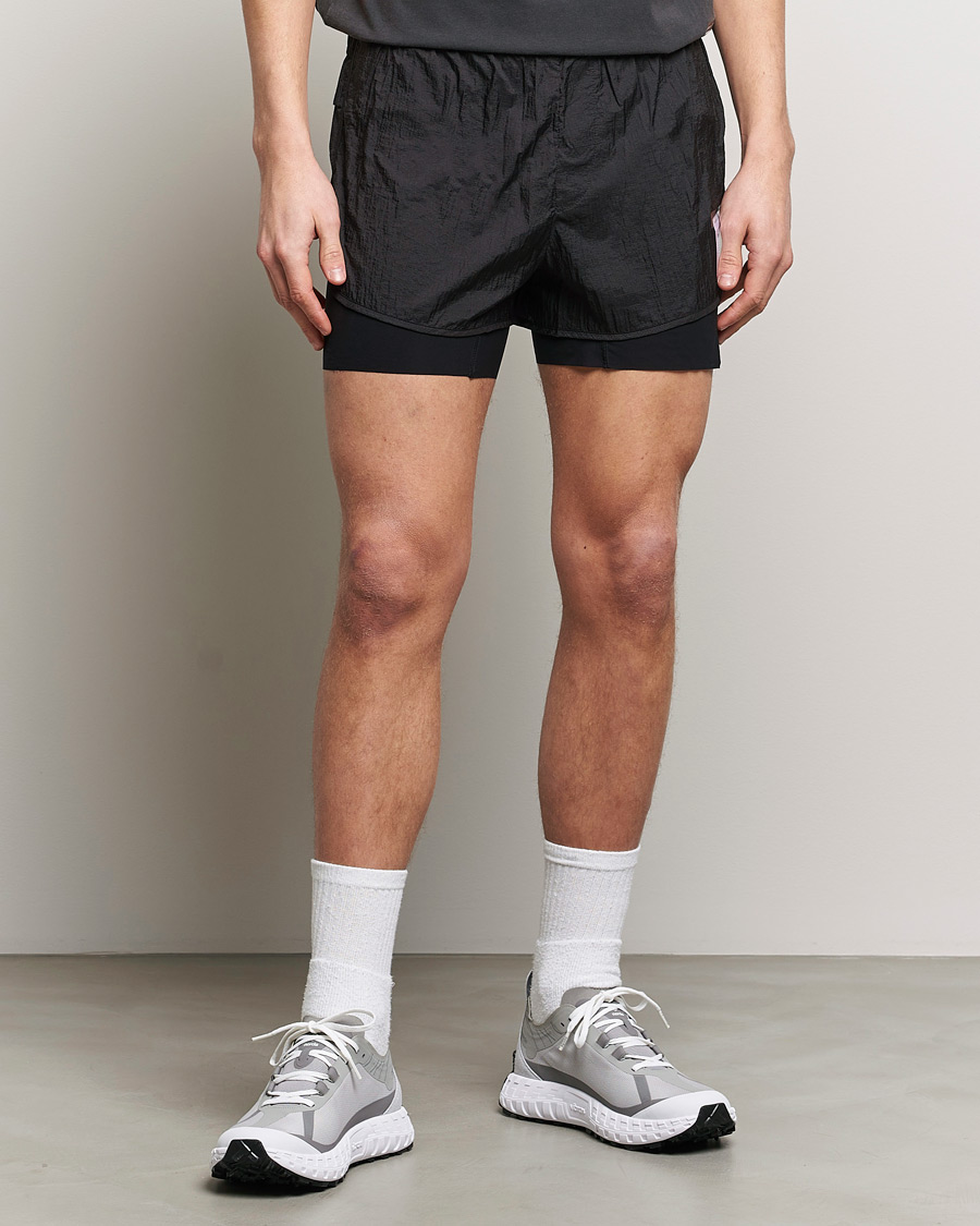 Homme | Contemporary Creators | Satisfy | Rippy 3 Inch Trail Shorts Black