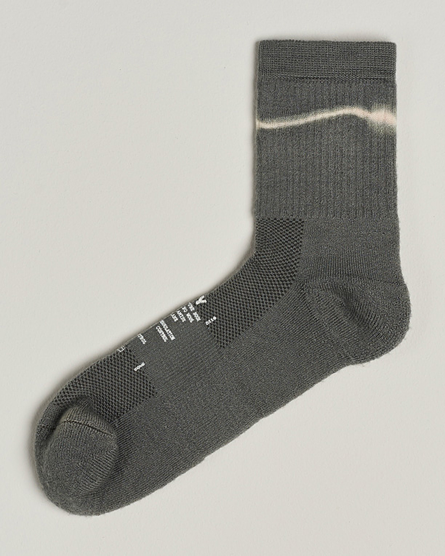 Homme | Sous-Vêtements Et Chaussettes | Satisfy | Merino Tube Socks Agave Green Tie Dye