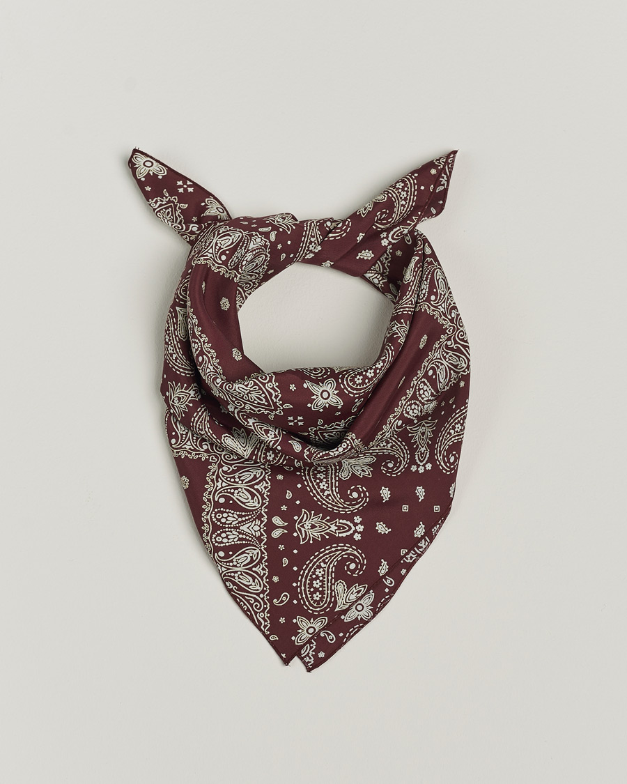 Homme | Satisfy Japanese Rayon Bandana Mahogany | Satisfy | Japanese Rayon Bandana Mahogany