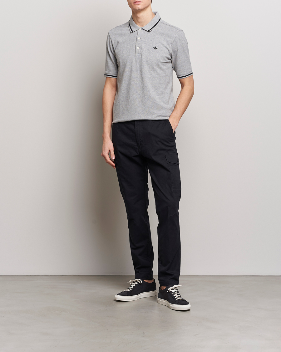 Homme | Polos | Dockers | Original Cotton Polo Mid Grey Heather