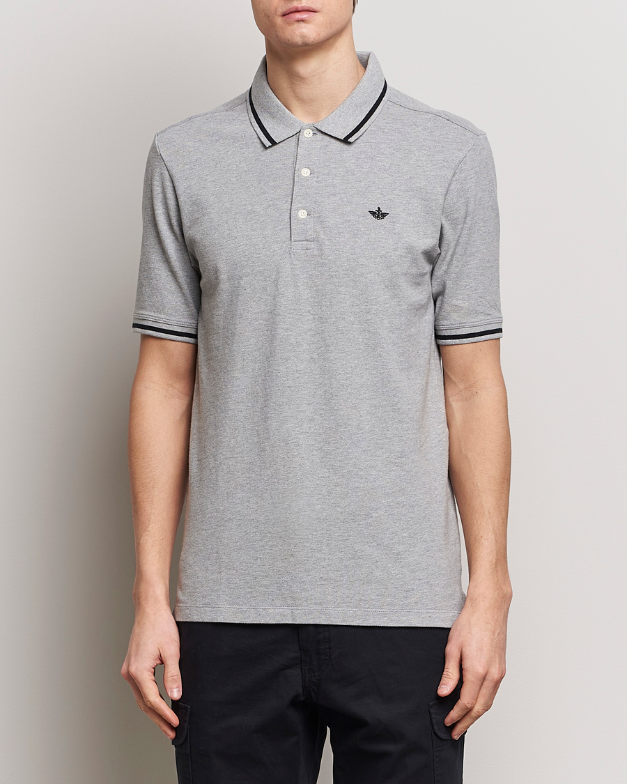 Homme | Polos | Dockers | Original Cotton Polo Mid Grey Heather
