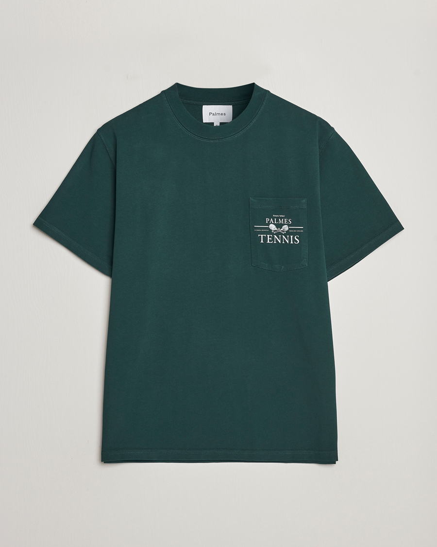 Homme | T-shirts | Palmes | Vichi Pocket T-Shirt Dark Green
