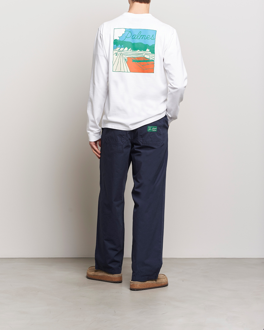 Homme | T-shirts | Palmes | Sunset Long Sleeve T-Shirt White
