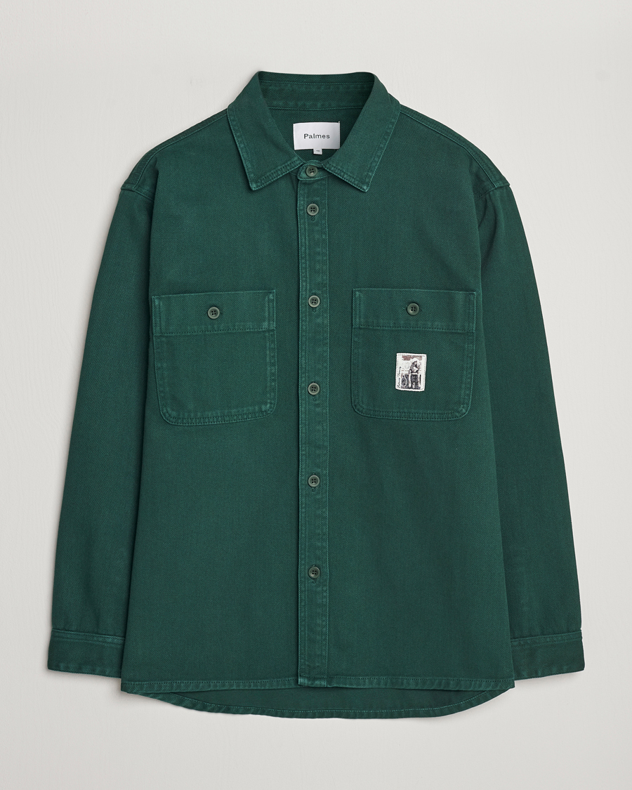 Homme | Chemises | Palmes | Roland Overshirt Bottle Green