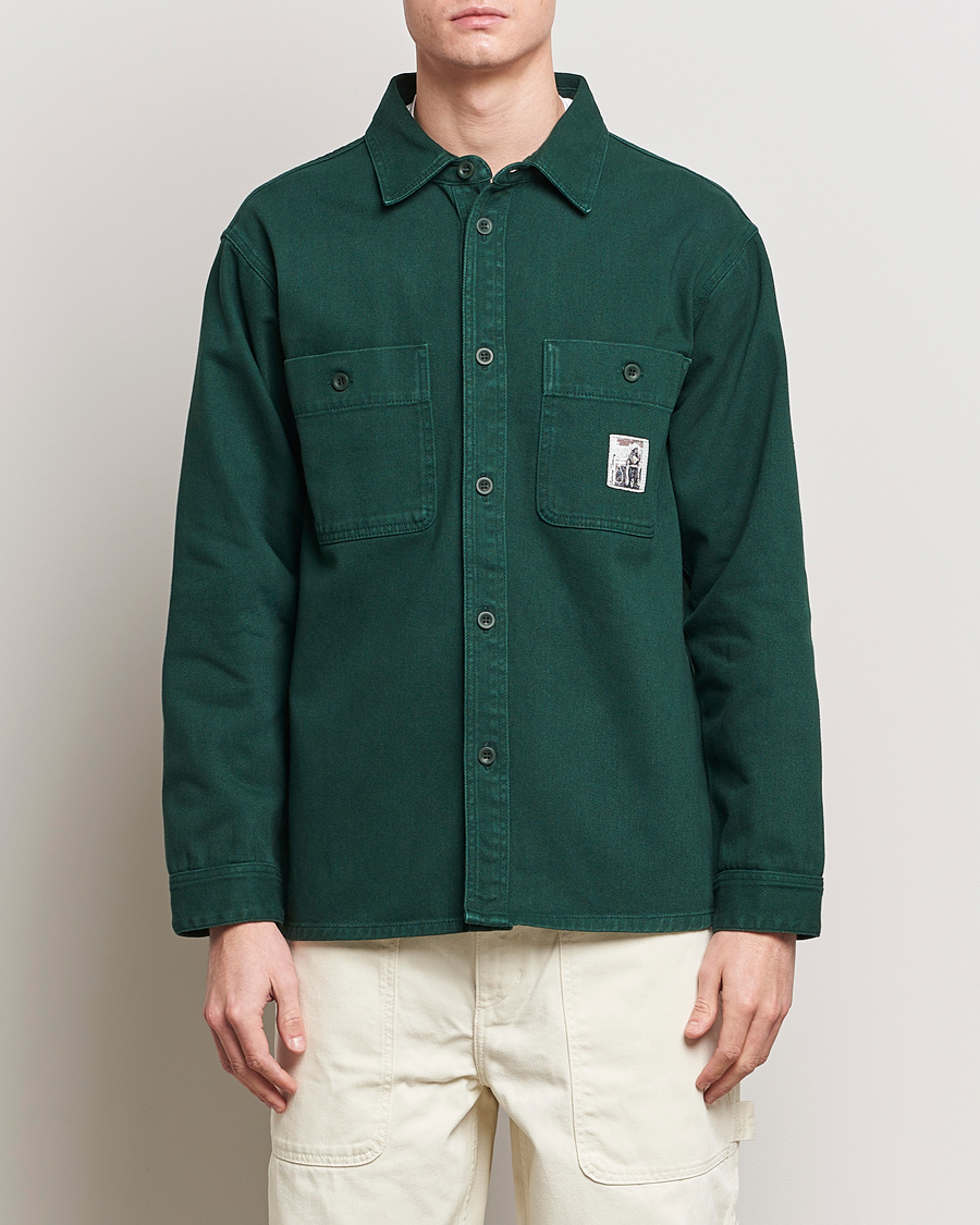 Homme | Chemises | Palmes | Roland Overshirt Bottle Green