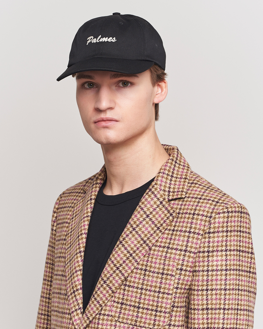 Homme | Palmes Alley 6-Panel Cap Black | Palmes | Alley 6-Panel Cap Black