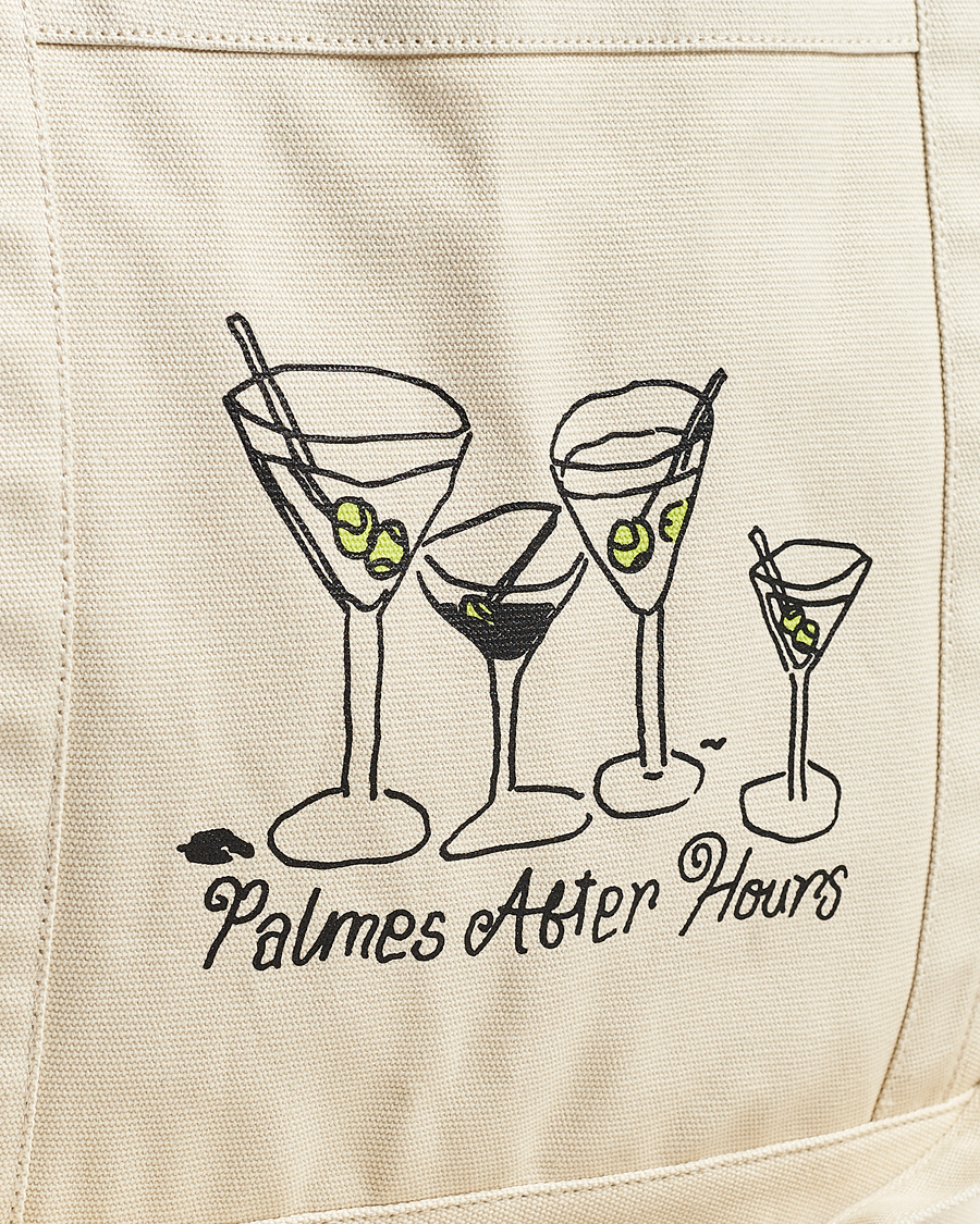 Homme | Palmes Martini Zip Tote Bag Off White | Palmes | Martini Zip Tote Bag Off White