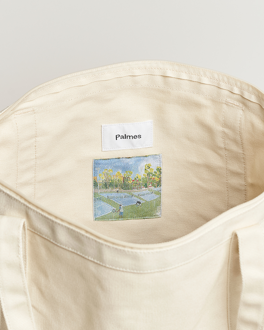 Homme | Palmes Martini Zip Tote Bag Off White | Palmes | Martini Zip Tote Bag Off White