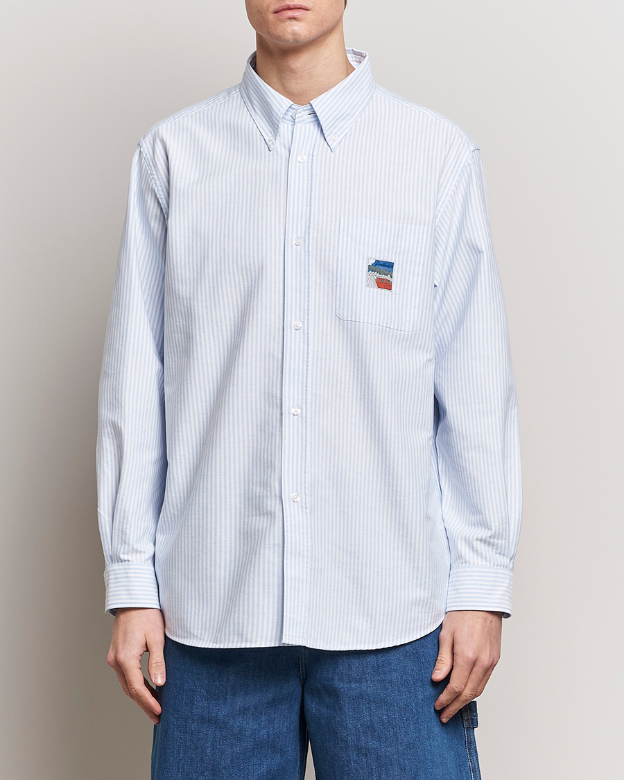 Homme |  | Palmes | Deuce Oxford Shirt Light Blue Stripe