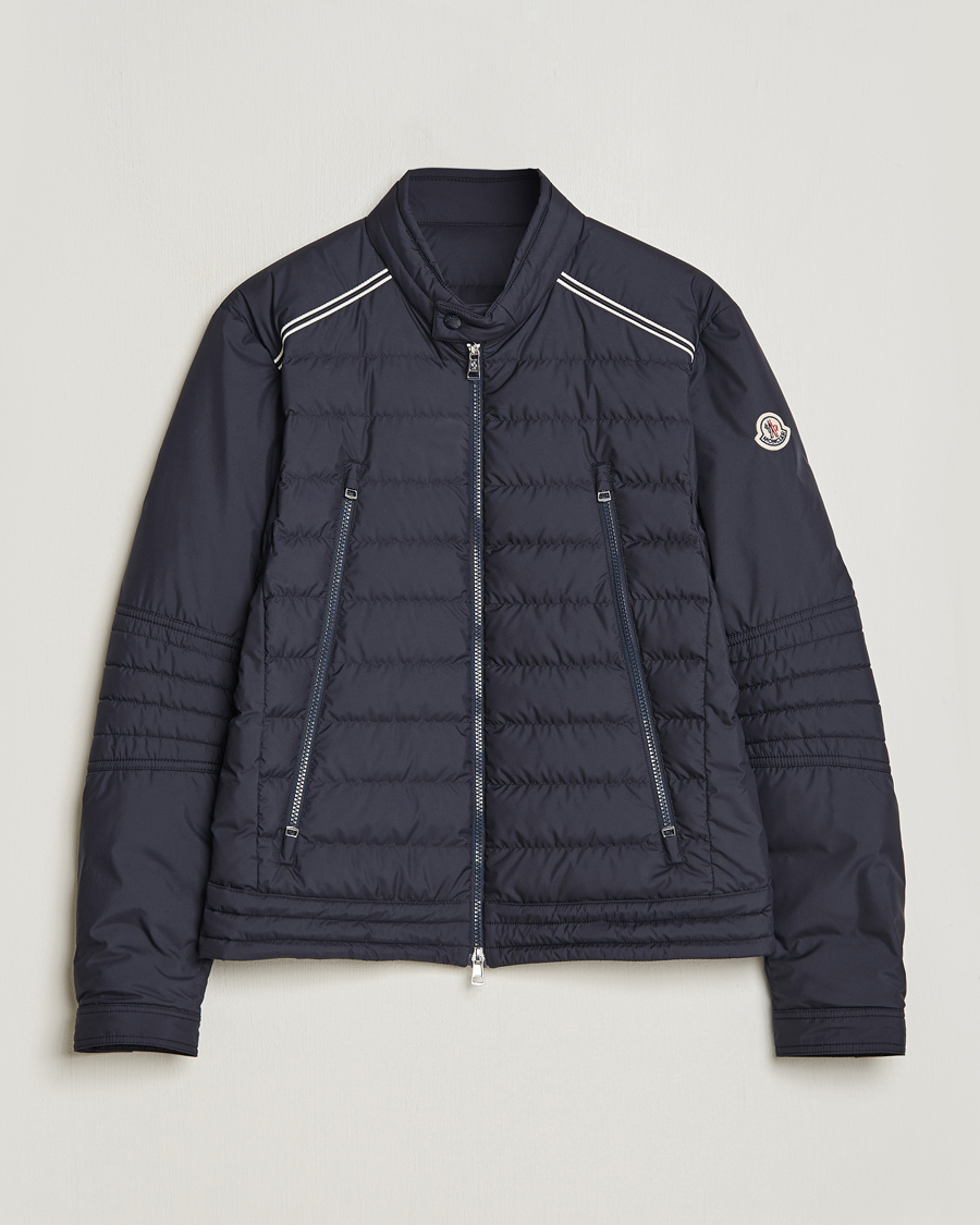 Homme | Manteaux Et Vestes | Moncler | Perial Biker Jacket Navy