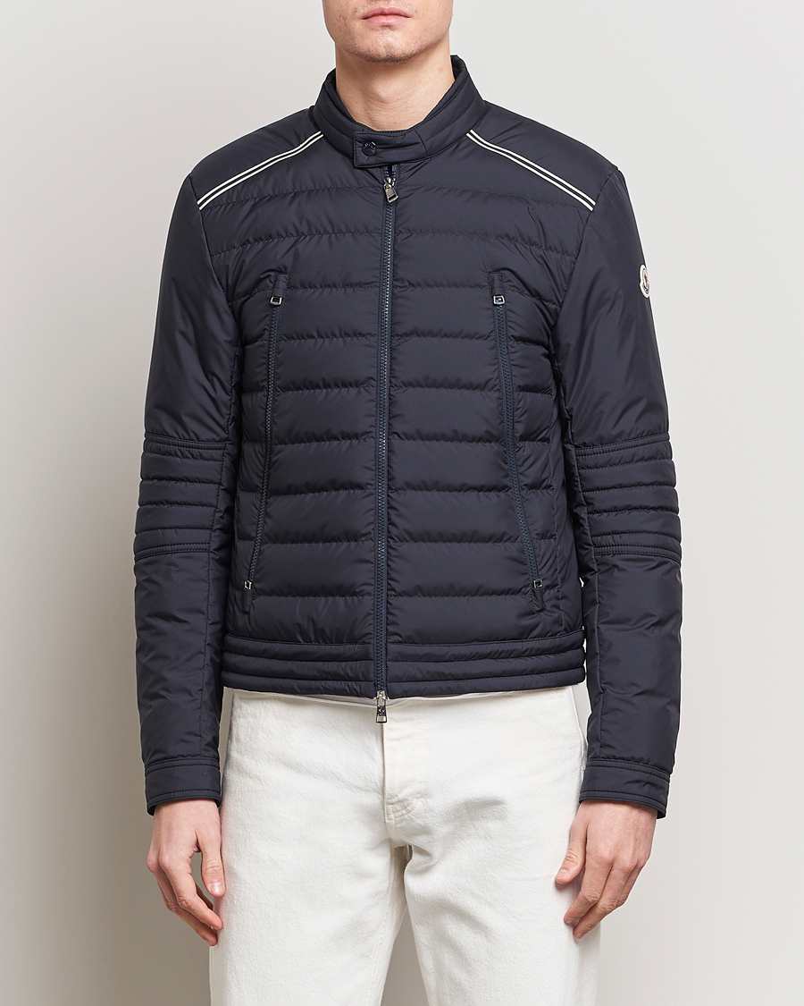 Homme | Manteaux Et Vestes | Moncler | Perial Biker Jacket Navy