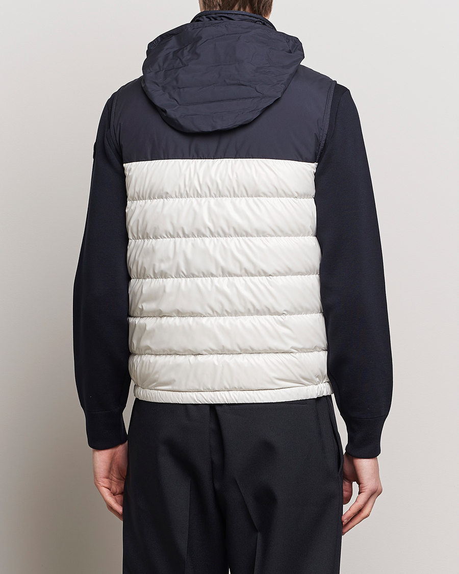 Homme | Manteaux Et Vestes | Moncler | Cerces Down Vest Off White/Navy