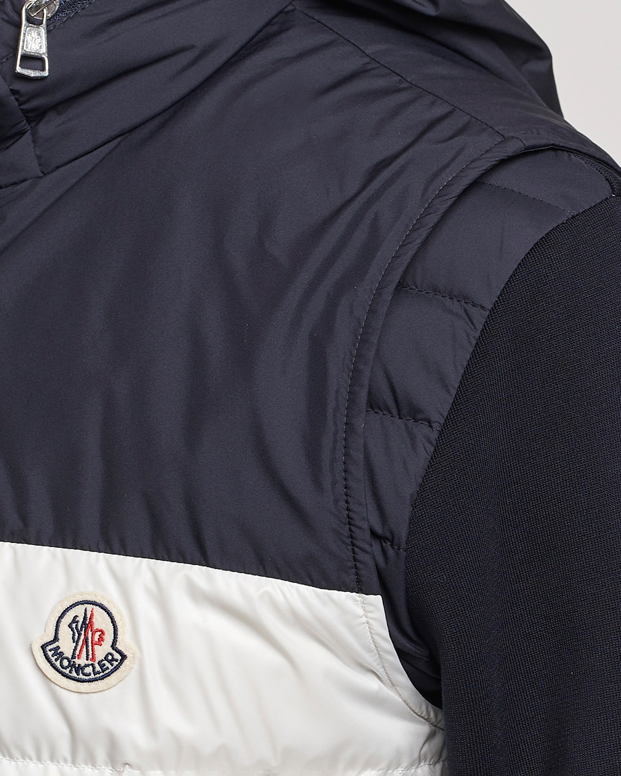 Homme | Manteaux Et Vestes | Moncler | Cerces Down Vest Off White/Navy
