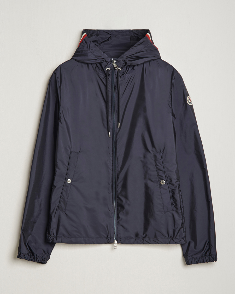 Moncler Grimpeurs Hooded Jacket Navy - Acheter Moncler CareOfCarl.fr.