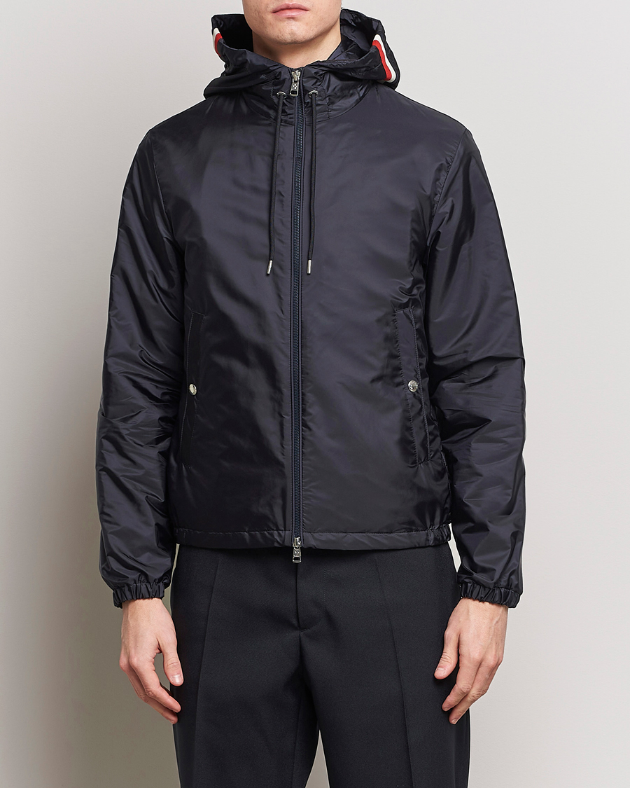 Moncler Grimpeurs Hooded Jacket Navy - Acheter Moncler CareOfCarl.fr.