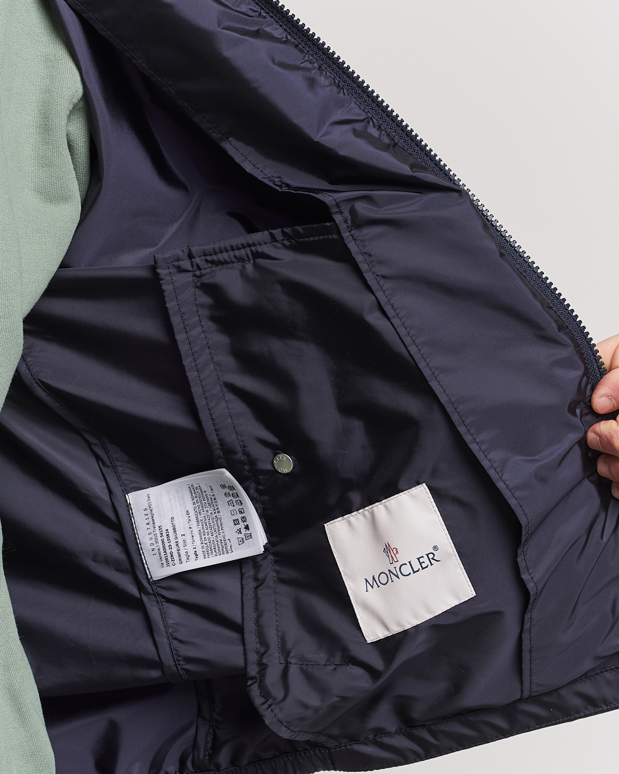 Moncler Grimpeurs Hooded Jacket Navy - Acheter Moncler CareOfCarl.fr.