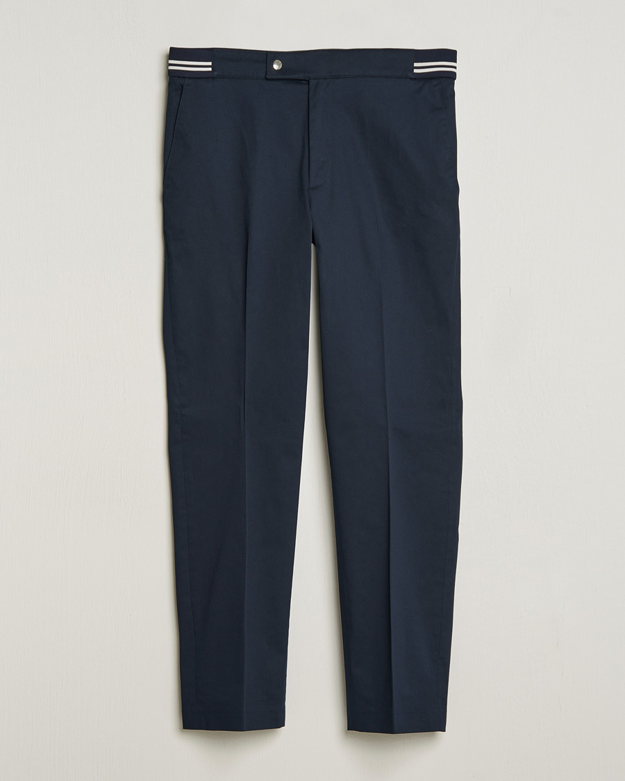 Homme | Pantalons | Moncler | Contrast Banded Trousers Navy