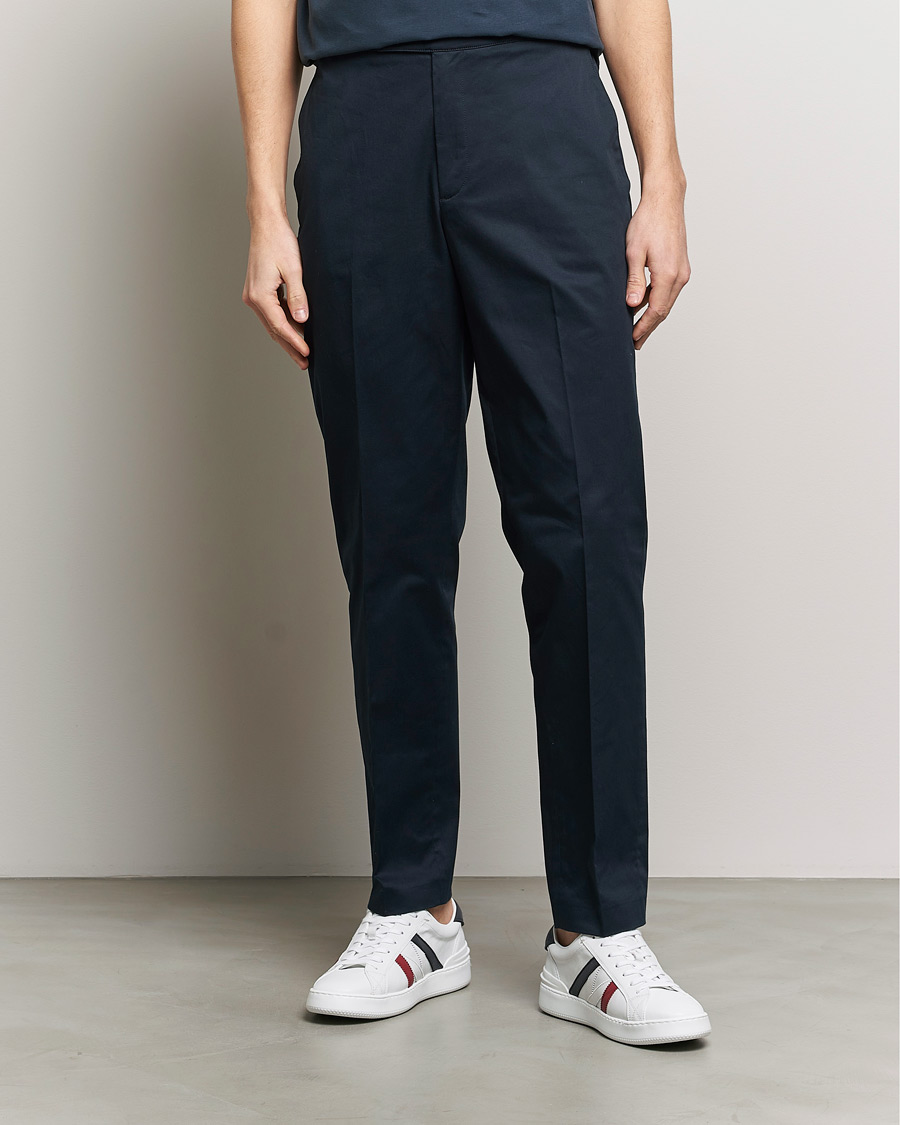 Homme | Vêtements | Moncler | Contrast Banded Trousers Navy